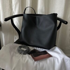 Mina Baie | Elegant & Trendy Diaper Shoulder Bag | Black